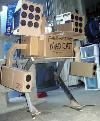 Cat pictures｜猫戦車　その２　というか、ロボットw