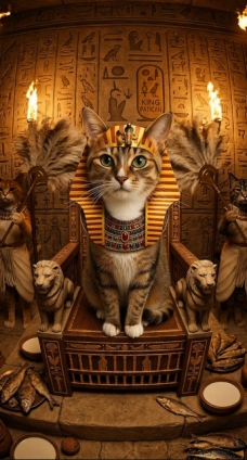 Cat pictures｜ツタンカーメンミー子でーす！